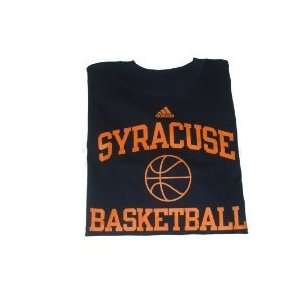  Syracuse Orangemen Adidas Short Sleeve Basketball T Shirt 