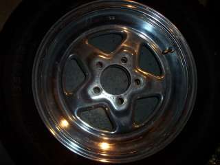 Weld Prostar Wheels 15x3.5 with tires, lugnuts and spacers Mustang 