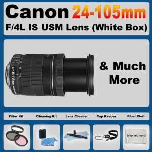 Canon Zoom Wide Angle Telephoto EF 24 105mm f/4L IS USM Autofocus Lens 