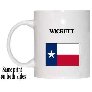  US State Flag   WICKETT, Texas (TX) Mug 