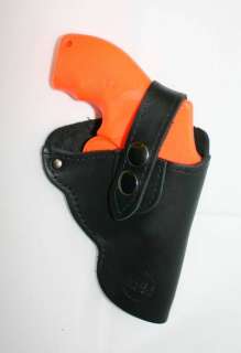 LEATHER SNUB NOSE GUN HOLSTER SMITH WESSON 38 SPECIAL  