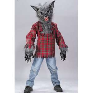  Lets Party By FunWorld Werewolf Child Costume / Red   Size 