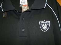 NFL Oakland Raiders Polo Embroidered L NWT  