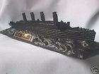 Stunning RMS TITANIC Model Ship MADE WITH REAL COAL