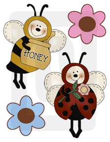 BEES HIVE BABY GIRL NURSERY WALL STICKERS DECALS  