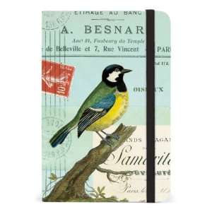  Cavallini 4 by 6 Inch Birds Small Notebook, 256 Pages 