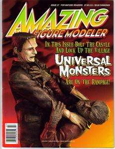   Figure Modeler #27 Universal Monsters Frankenstein Wolfman The Mummy