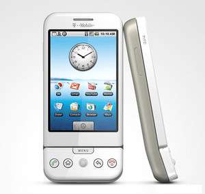   White T Mobile Android WIFI GPS QWERTY keyboard 3MP Cell Phone  