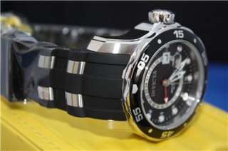   Invicta 6987 Scuba Pro Diver Black Dial Rubber GMT Watch New  