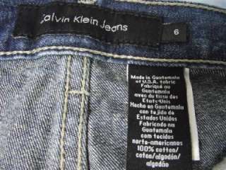Womans Girls Calvin Klein Boot Cut Jeans Size 30X32  