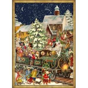  Victorian Christmas Train German Advent Calendar