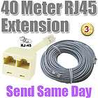   Modem Router Extension Cable + 2 Way RJ45 Connector Splitter 40Meter