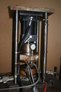 hot press, hydraulic 4 post, 4 inch stroke 40 Ton  