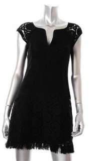 Nanette Lepore NEW Black Cocktail Dress Lace Sale 4  
