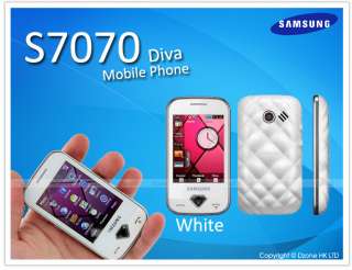   Diva Mobile Phone White feminine Design Bluetooth 40MB internal  