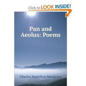  Pan and Aeolus Poems Charles Hamilton Musgrove Books
