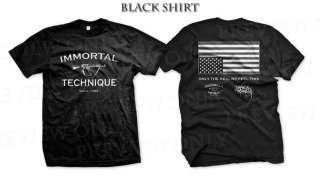 Immortal Technique Black White T Shirt S M L XL 2XL 3XL jedi mind 