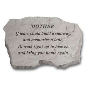 Mother   If Tears Could Build   Memorial Stone   