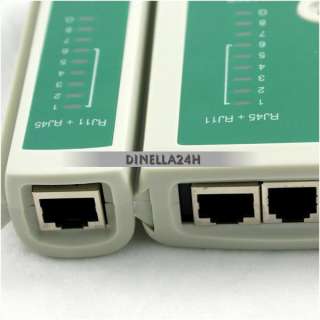 RJ45 RJ11 2 in 1 Network and Phone Cable Tester  