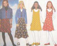 Girls Jacket Jumper Sewing Pattern 4651 New Unlined  