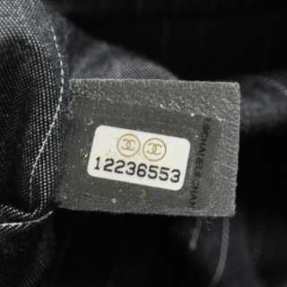 CHANEL Glazed Leather PORTOBELLO Tote Bag Black Beige  
