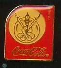 1988 olympic pins coca cola  