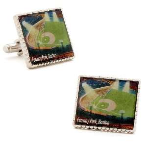  Authentic Fenway Park Stamp Cufflinks Jewelry