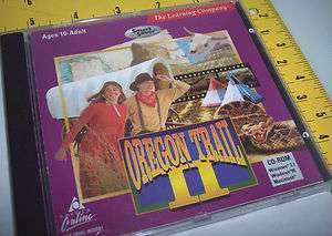 Oregan Trail II PC game for Windows and Mac The Learning Company 