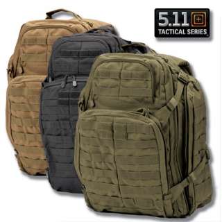 11 Tactical Rush 72 3 Day Backpack, 4 Colors   58602 844802226776 