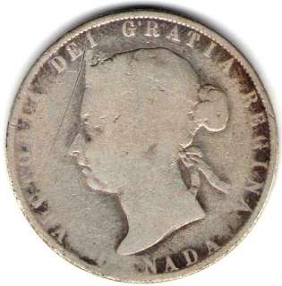 CANADA COIN 50 CENTS 1900 VG   