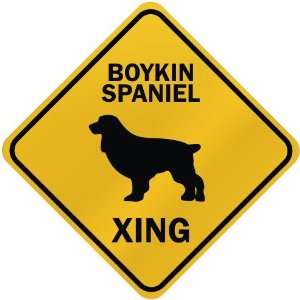 ONLY  BOYKIN SPANIEL XING  CROSSING SIGN DOG