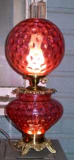   Dot Spot Fenton Electric GWTW Lamp Gone With The Wind Light  