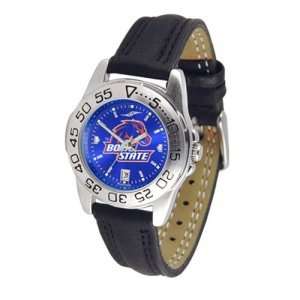 Boise State Broncos NCAA AnoChrome Sport Ladies Watch (Leather Band 