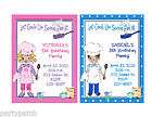 10 COOKING cook chef Birthday Party Invitations boygirl