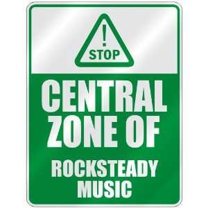  STOP  CENTRAL ZONE OF ROCKSTEADY  PARKING SIGN MUSIC 