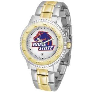  Boise State Broncos BSU NCAA Mens Stainless 23Kt Watch 
