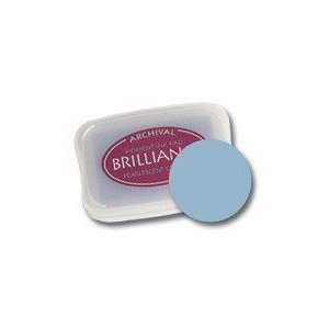  Pearlescent Ice Blue Brilliance Ink Pad Arts, Crafts 