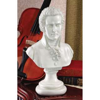 Musical Gift Mozart Bust Desktop Sculptures Statue  
