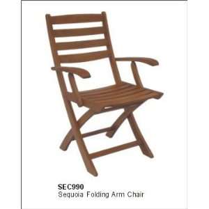  DC America SEC990 Sequoia Folding Arm Chair  Natural 