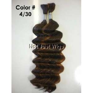 Ripple Deep Bulk   100 % Human Hair 18   Braiding Hair   Color # P4 