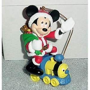   Christmas Magic Ornament   Mickey Mouse on Train