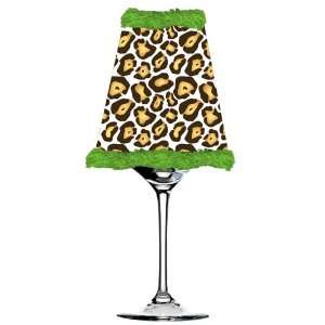  Leopard Get Lit Wine Glass Votive