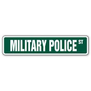  MILITARY POLICE Street Sign army mp air force guard Patio 