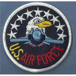   JET US AIR FORCE EAGLE USAF Military Biker Patch 