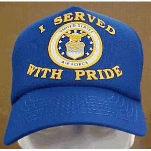 Air Force Service Cap   USA Commemorative Military Hat   Veteran Pride 