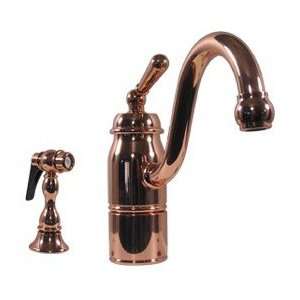   Faucet With Handspray by Whitehaus   WH3 3165SPRL in Satin Chrome