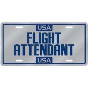  New  Usa Flight Attendant  License Plate Occupations 
