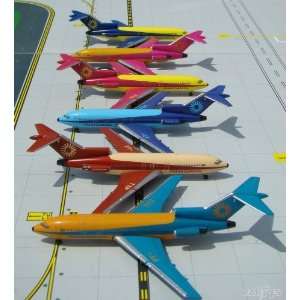  Aeroclassics Trans Brasil B727 100 6 Plane Model Set #2 