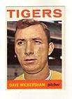 1964 TOPPS Card 181 Dave Wickersham Excellent Condition Former DEALER 