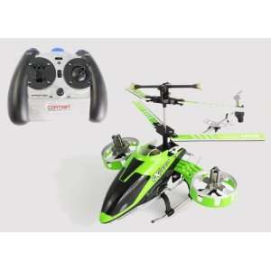   Rc Heli with Gyro (Green) 4 Channel Rc Helicopter Toys & Games